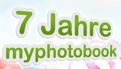 7 Jahre myphotobook: Spare bis zu 40% auf Fotobücher und Kalender