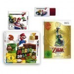 Günstige Nintendo Spiele: Mario Kart 7, Super Mario 3D Land und Zelda